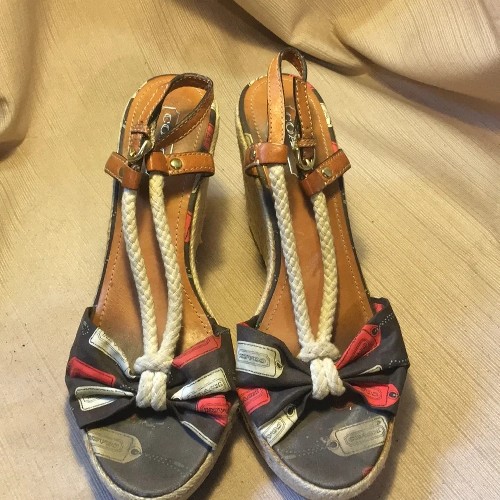 Coach catolina leather espadrilles